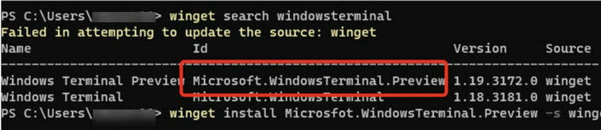 Windows Terminal Preview